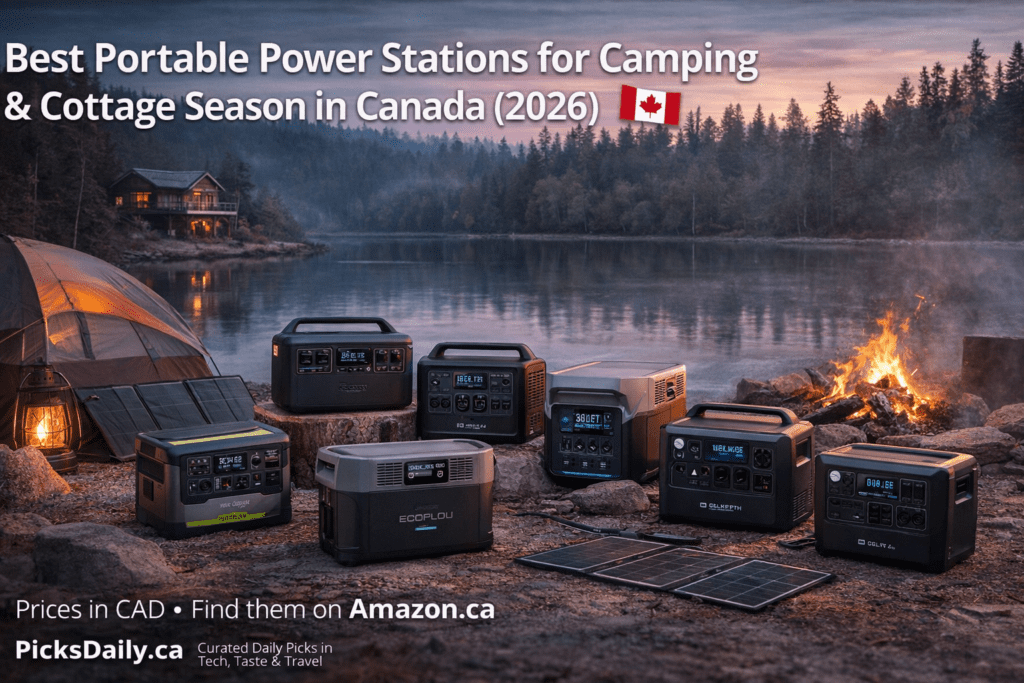 Best portable power stations for camping and cottage season in Canada 2026